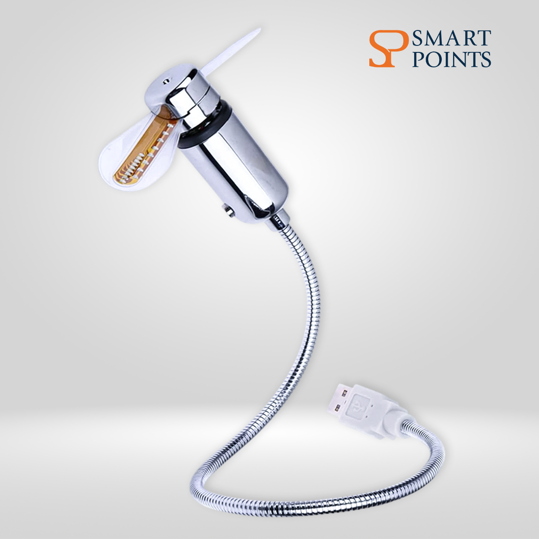  مروحة هولوجرام USB – قابلة للبرمجة برسائل LED 