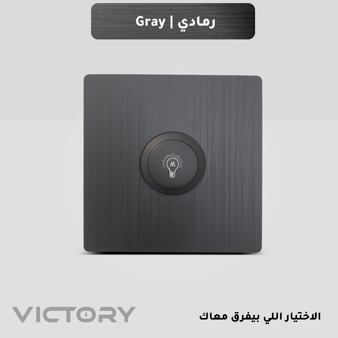  دايمر انارة رمادي 