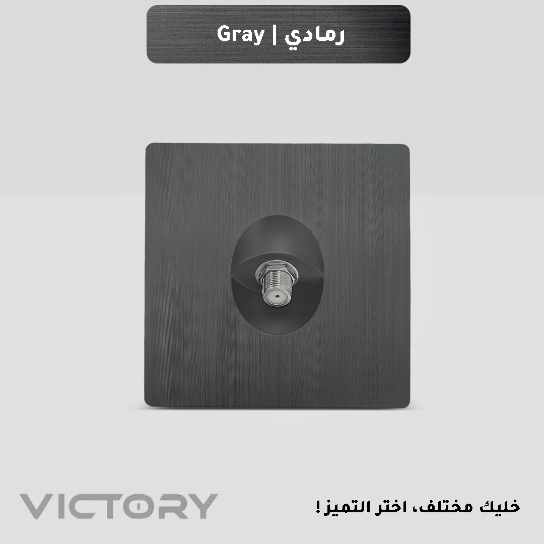  فيش دش رمادي 