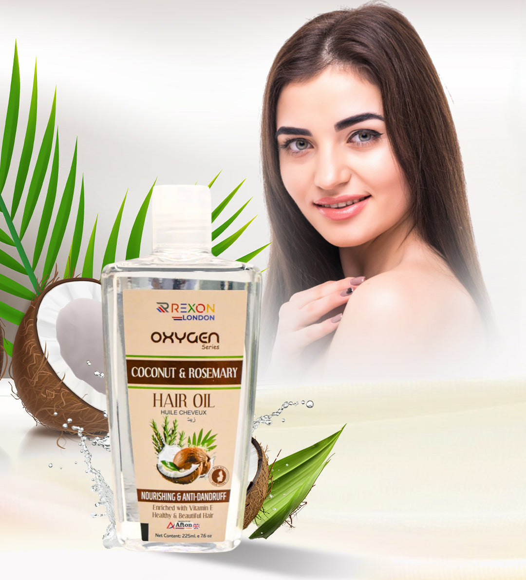 Coconut and Rosemary Hair Oil