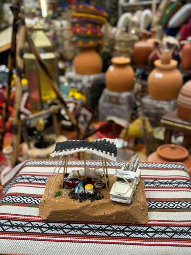 مجسم بيت شعر تراثي 