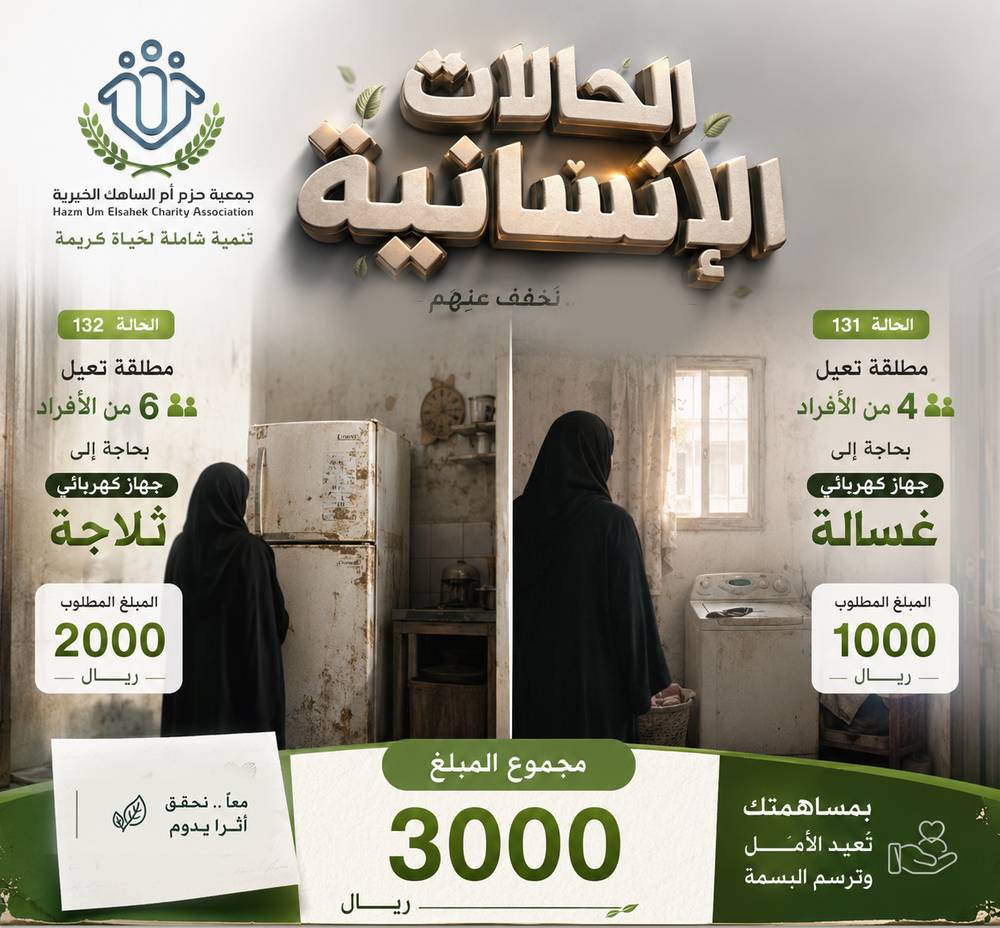 الحالة الإنسانية 131 - 132 : أسرتان بحاجة إلى مساعدتهم