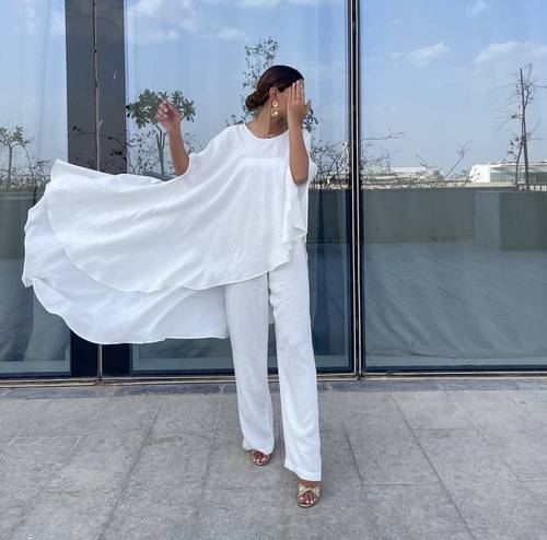 Off-White Linen Suit