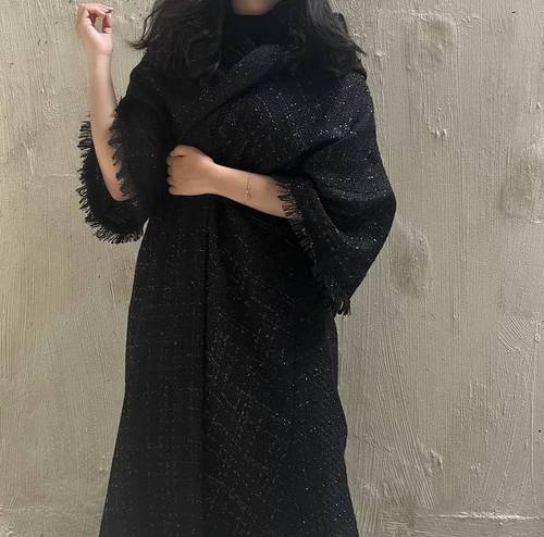 Chanel Black Gloss Abaya