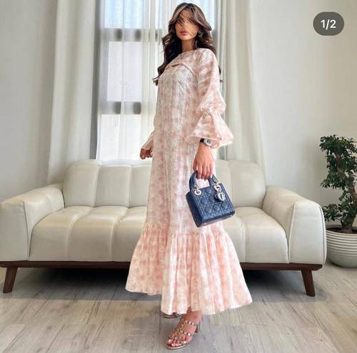 Pink Floral Dress