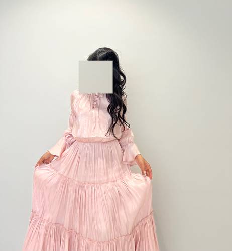 Pink Dress, Acrylic Fabric