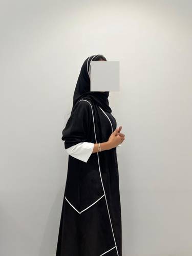 Black Wool Winter Abaya