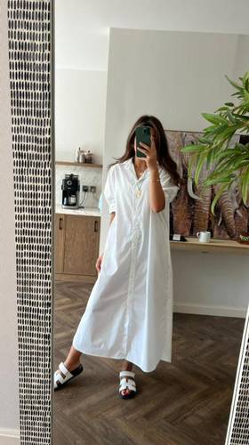 White Cotton Dress
