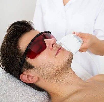 3 جلسات ليزر ازالة شعر منطقة واحدة ( دقن او ابط )   للرجال