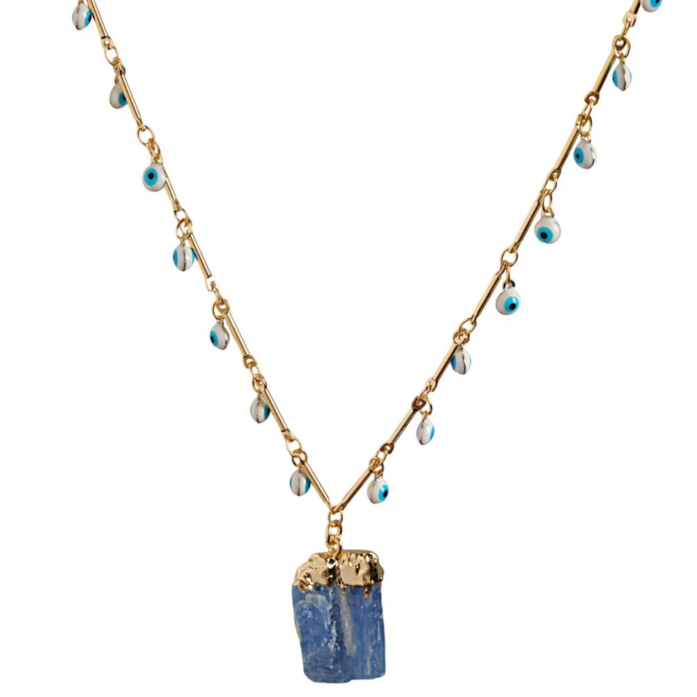 سلسال كينايت طبيعي وصدف( Natural kyanite )