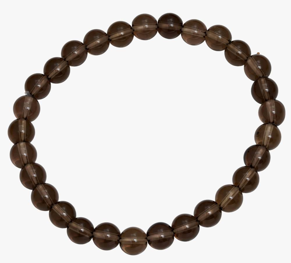 اسوارة سموكي كوارتز  طبيعي  Smoky quartz