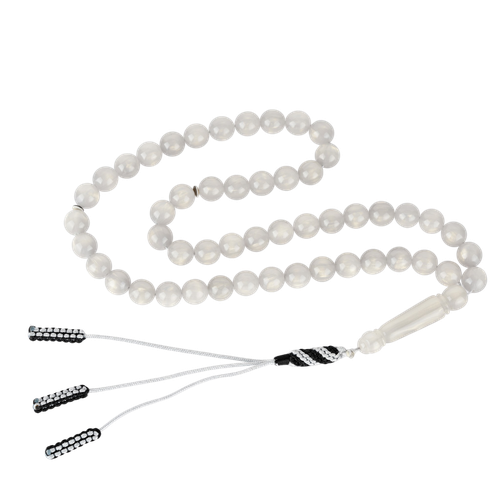 Bakelite Tasbih – Transparent Navy Blue Beads