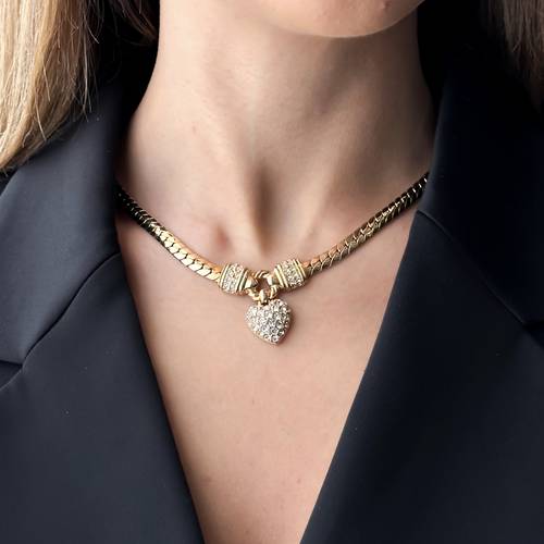 عقد عتيق فاخر ماركة Swarovski من ١٩٩٠م