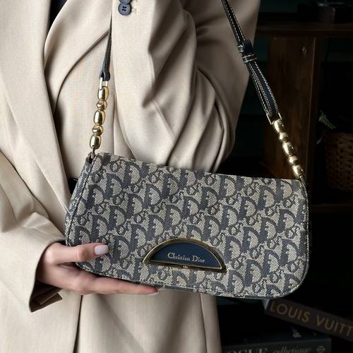 Vintage Christian Dior 2000 Malice Flap Monogram Bag