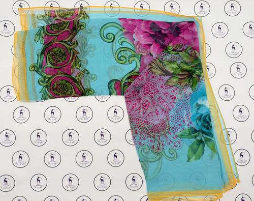 Silk Georgette Scarf - Model 112547