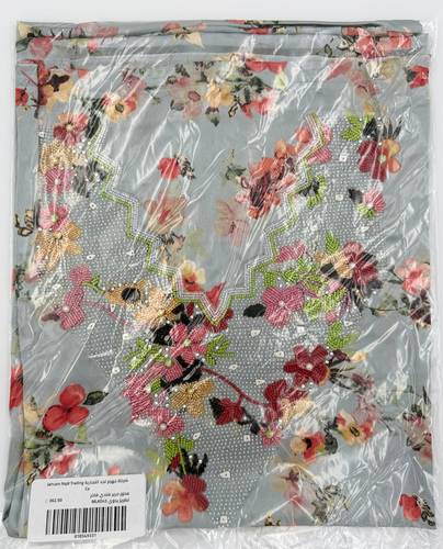 Mukhawar Luxury Indian Silk Hand Embroidery  MLK045