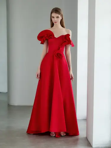 Flaming Rose Dress  فستان 