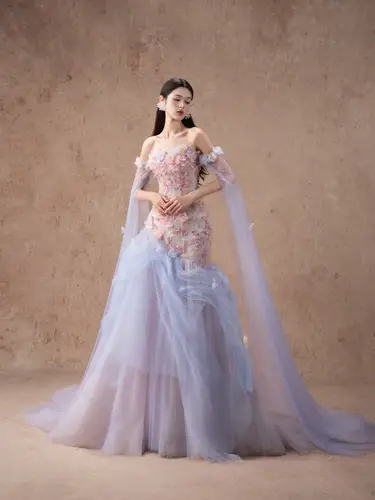 Cherry Blossoms in Spring Dress  فستان 