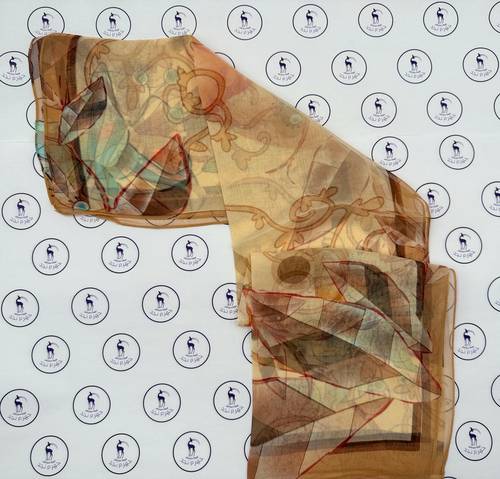 Silk Georgette Scarf - Model 112550