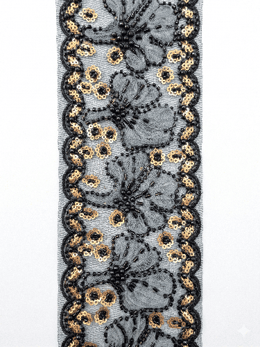 كلف مطرزة 027 Embroidered Lace
