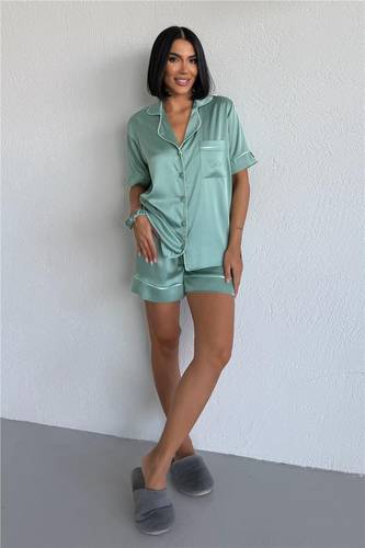 Essenza Notte Satin Short Pajama Set