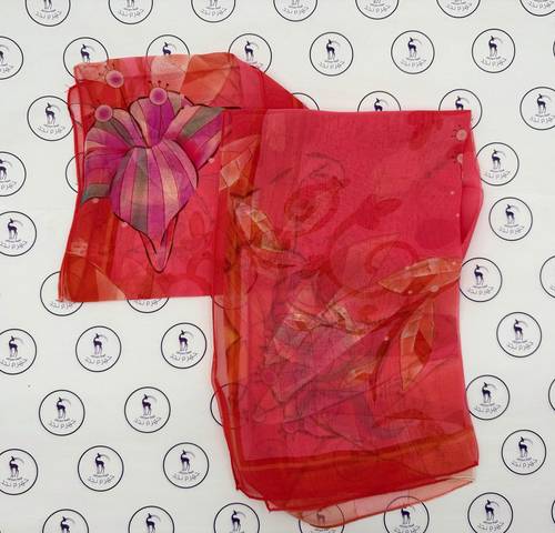 Silk Georgette Scarf - Model 112534
