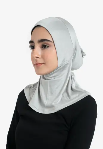 Full Coverage Hijab Cap - Sage 33021-AL02 - غطاء حجاب كامل التغطية