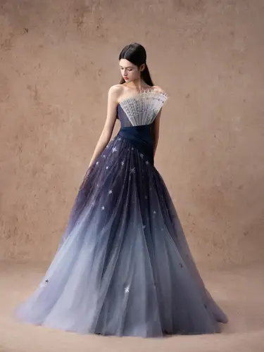 Folding Fan Dress  فستان 