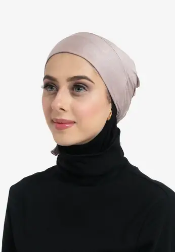 Tie-Back Hijab Under-Cap - Mink 22010-AL11 غطاء رأس داخلي للحجاب برباط خلفي
