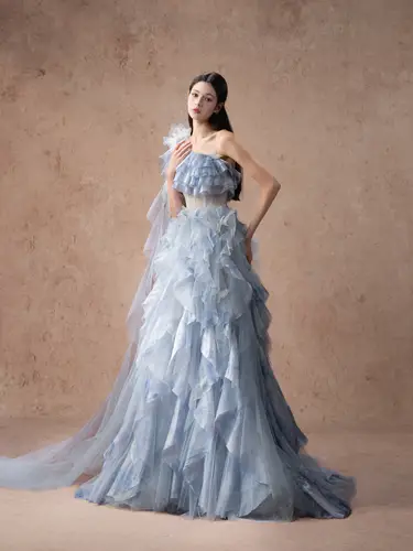 Wings over Iris Blooms Dress  فستان 