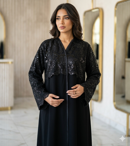 Royal Black Crepe Blazer NajdbyR5