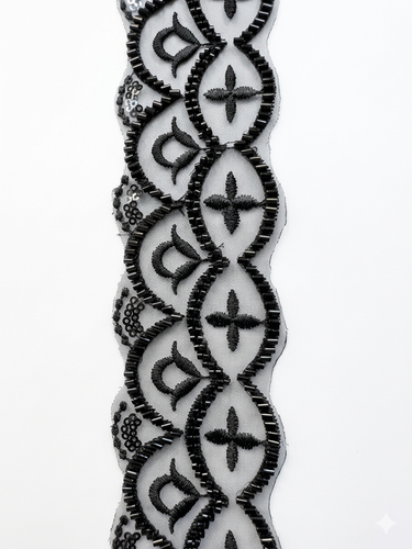كلف مطرزة 002 Embroidered Lace 