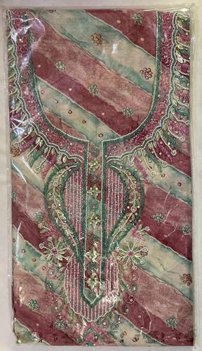 Mukhawar Indian Cotton & Silk Luxury Hand Embroidery BSH107