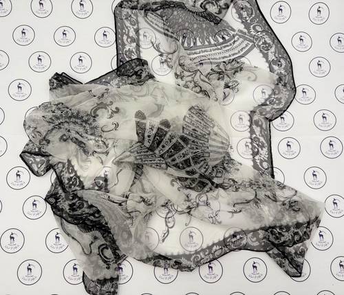 Silk Georgette Scarf - Model 112513