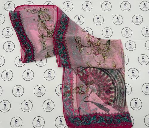 Silk Georgette Scarf - Model 112554