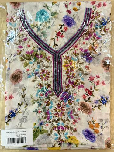 Mukhawar Indian Silk Special Hand Embroidery  MDN023