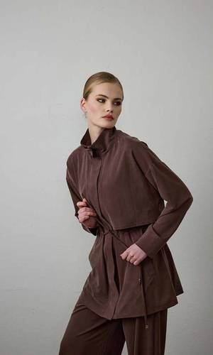 KNITTED SET WITH LACE DETAIL (5525)  طقم محبوك بتفاصيل دانتيل 