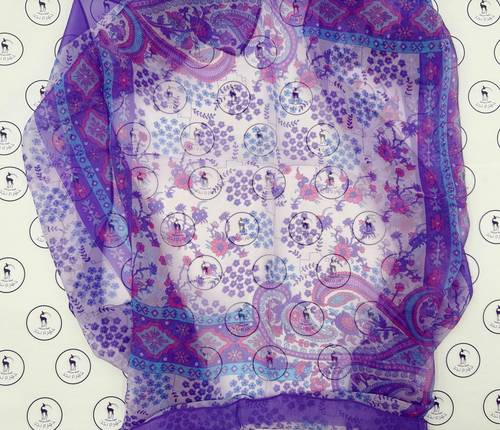 Silk Georgette Scarf - Model 112544