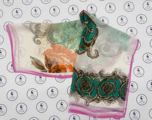 Silk Georgette Scarf - Model 112533