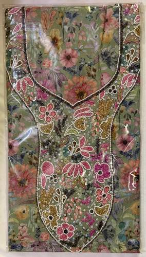 Mukhawar Indian Cotton & Silk Luxury Hand Embroidery BSH076