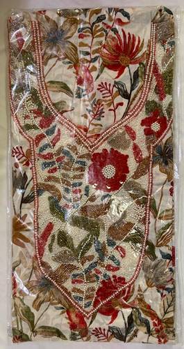 Mukhawar Indian Cotton & Silk Luxury Hand Embroidery BSH075