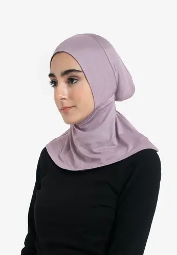 Full Coverage Hijab Cap - Mulberry 33209-AL06 غطاء حجاب كامل التغطية