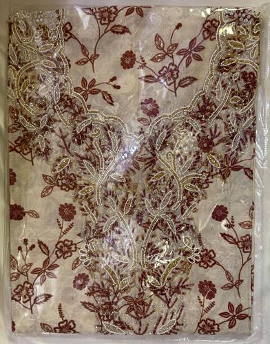 Mukhawar Indian Cotton & Silk Luxury Hand Embroidery BSH102