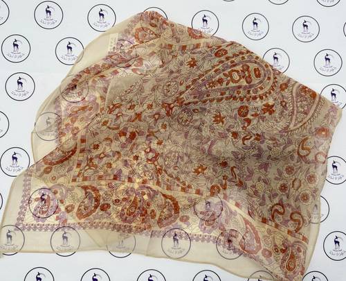 Silk Georgette Scarf - Model 112553