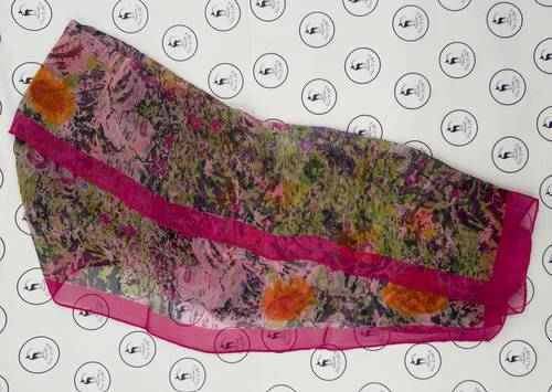 Silk Georgette Scarf - Model 112502