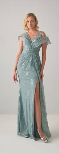 فستان   Dress 1109 TURQUOISE فيروزي