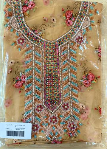 Mukhawar Indian Silk Special Hand Embroidery  MDN035