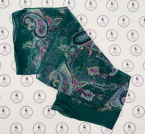 Silk Georgette Scarf - Model 112555