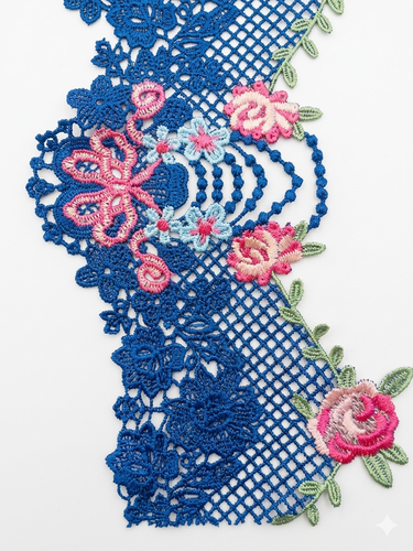 كلف مطرزة 003  Embroidered Lace