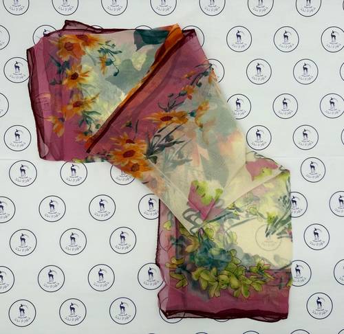 Silk Georgette Scarf - Model 112527